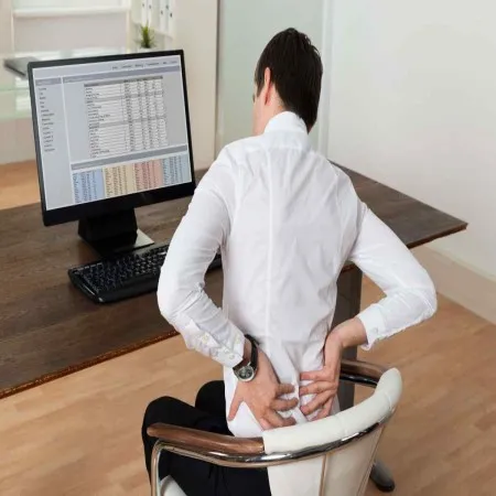 Difficulty sitting or standing for long periods